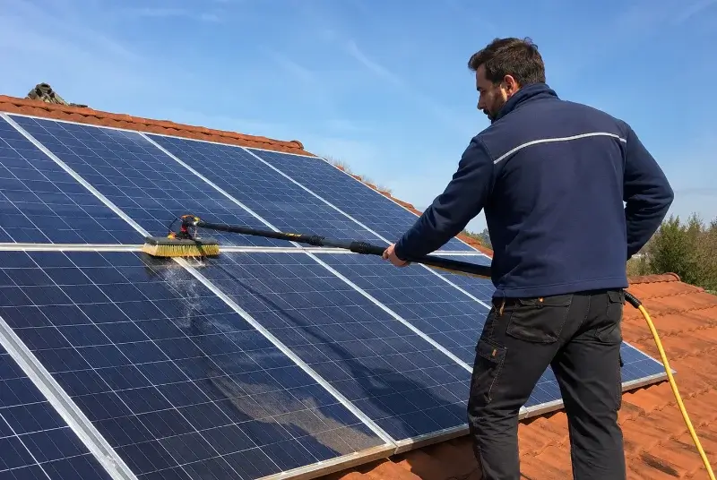 Nettoyage et entretien de panneaux solaires à Magescq